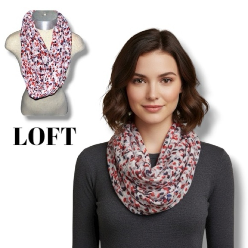 LOFT Outlet Scarf Infinity 100% Rayon Leopard Print Lightweight 🎉Host Pick 🎉